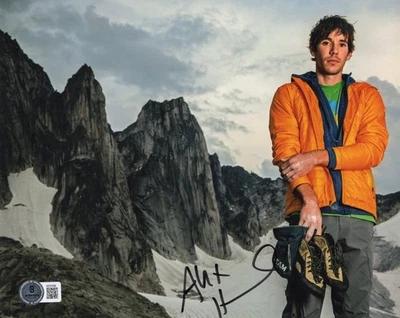 Foto Beckett firmada autografiada por Alex Honnold LEGENDARY ROCK CLIMBER 8x10 Foto 1 de 2