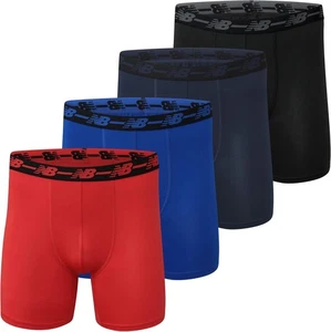 New Balance Boxer Briefs x 4 Performance Athletic Shorts Trunks, Size XL - Picture 1 of 2