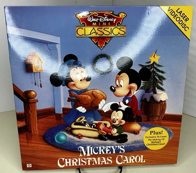 Walt Disney Mini Classics Mickey's Christmas Carol 1983 Laserdisc LD Foto 1 de 4