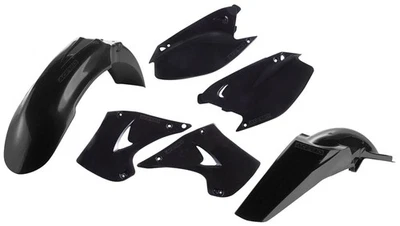 Kit plástico negro Acerbis 2041100001 para 03-07 Kawasaki KX250 03-05 KX125 Foto 1 de 2