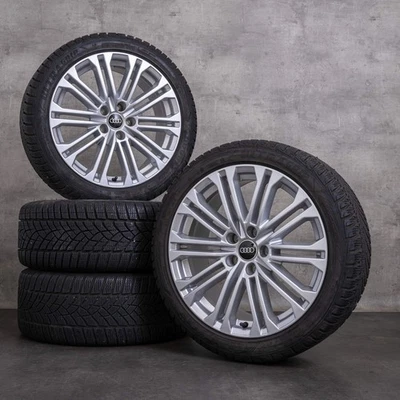 Audi A5 S5 Winterräder 18 Zoll F5 8W B9 Felgen 8W0601025EE silber - Bild 1 von 4