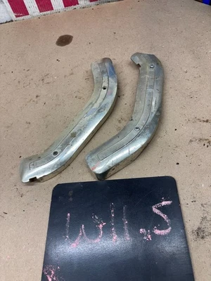 68 69 70 71 72 1967 Ford F100 F250 F350 asiento de banco original bisagra embellecedores cubiertas OE Foto 1 de 4