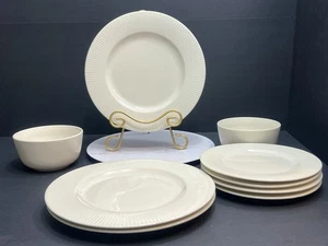 Juego de 11 piezas de cerámica Thomson crema 3 platos de cena 4 platos de ensalada 2 cuencos 2 tazas - Imagen 1 de 24