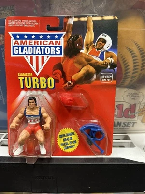 Figura de acción turbo American Gladiators de colección [Mattel, 1991] ¡NUEVA EN PAQUETE! MOC Foto 1 de 3