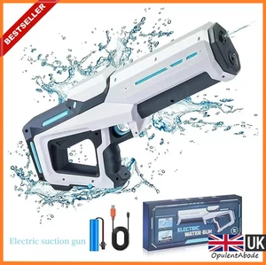 Powerful Automatic Electric Water Gun Outdoor beach Squirt Water Blasters Summer - Picture 1 of 11