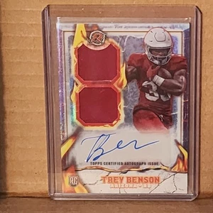 Trey Benson 2024 Resurgence Rookie Ignite doppia toppa Auto Arizona Cardinals - Foto 1 di 2