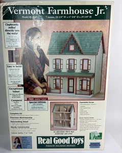 Kit de casa de muñecas de madera Real Good Toys “Vermont Farmhouse Jr” 1:12 #J-M401 leer - Imagen 1 de 8