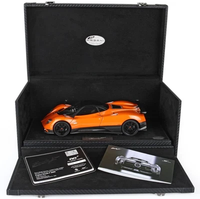 Pagani Zonda F diecast Arancio St. Tropez - SPECIAL PACK BBR 1/18 850409021DIE - Immagine 1 di 4
