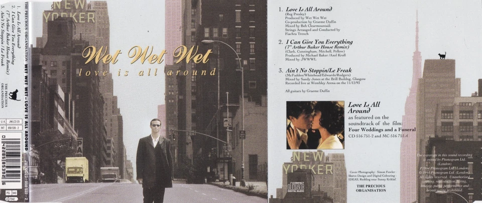 Wet Wet Wet - Love Is All Around  (3 Track Maxi CD) - Bild 1 von 1