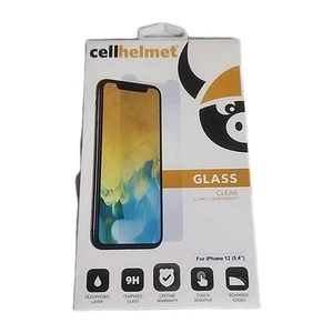 cellhelmet Tempered Glass Screen Protector for Apple iPhone 12 5.4" NIP - Photo 1 sur 4