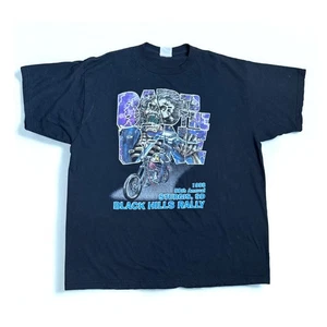 Vintage T-Shirt Bad to the Bone Sturgis 1998 Harley Davidson Biker Design XL - Bild 1 von 6