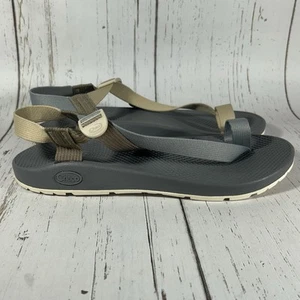 Sandali Chaco Bodhi uomo cinturino regolabile slide grigio marrone taglia 11 - Foto 1 di 7