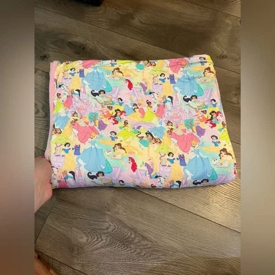 Manta acolchada de cama de niña grande princesa Disney Jumbo Bamboo Bliss aprox 80x65 RARA Foto 1 de 4