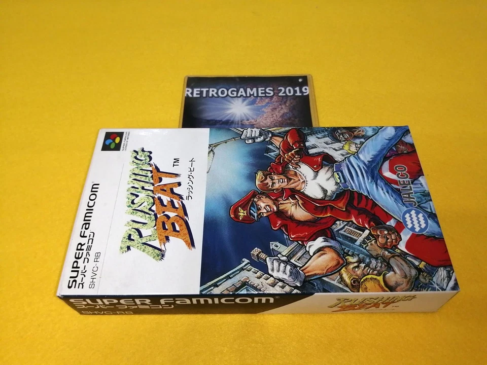 RUSHING BEAT  Nintendo Super Famicom SNES REG CARD - Image 1 of 4