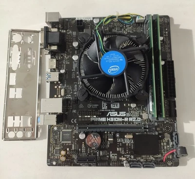 Scheda madre Asus Prime H310M-R R2.0 + CPU I3-8100 + 16GB Ram  - Immagine 1 di 3