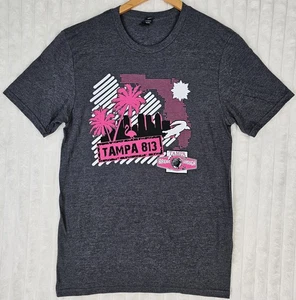 Tampa 813 Shirt Mens Medium Anvil Lightweight Florida Breakthrough Graphic Tee - Picture 1 of 6