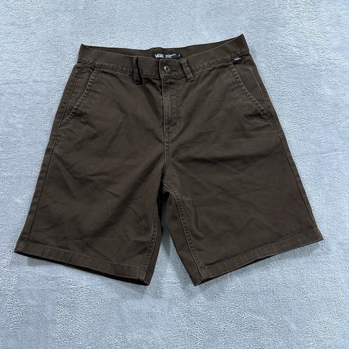 Vans Pantaloncini Uomo 30 Chino Relaxed Fit Flat Front Marrone Preppy