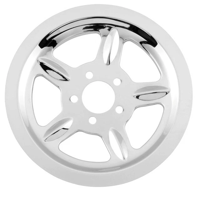 Cubierta de polea de transmisión por correa cromada Biker's Choice #302215 Harley Davidson Foto 1 de 1