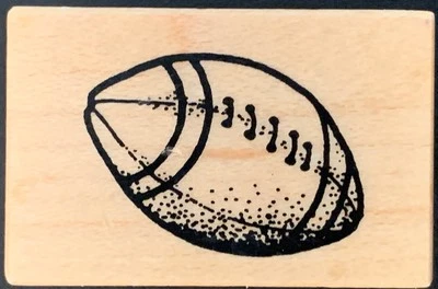 PSX B-107 Sports Football Rubber Stamp - Image 1 of 3