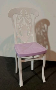 Vintage Barbie "My House" L9480 High Back Pick/White Table Set Chair Accessory - Picture 1 of 6