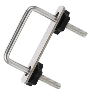  U Clamps for Mounting Roof Rack Hardware Cargo Carrier Clips Crossbars Brackets - Foto 1 di 12