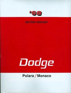 1968  68  DODGE POLARA/MONACO SHOP MANUAL - Imagen 1 de 1