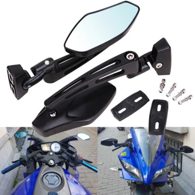 Espejos retrovisores laterales negros para motocicleta Honda CBR 600 F3 F4i 900 929 954 1000 RR Foto 1 de 4