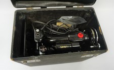 Vintage Rare 1936 Singer Featherweight 221 Sewing Machine W/Case and Foot Pedal