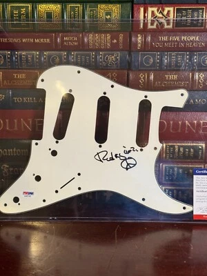 Guitar Pick Guard ✎SIGNED♫ by SIXTO RODRIGUEZ PSA DNA COA Searching Sugar Man - Image 1 of 4