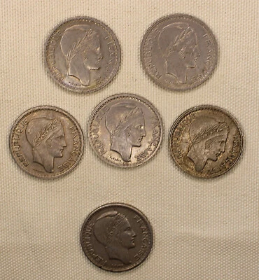 Lot  10 Francs TURIN petite tête avec 1949 B - Pièces monnaies France - Photo 1/4