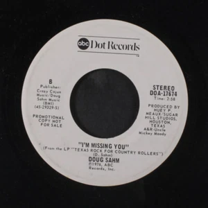 DOUG SAHM: i'm missing you / cryin' inside/sometimes ABC DOT 7" Single 45 RPM - Picture 1 of 2