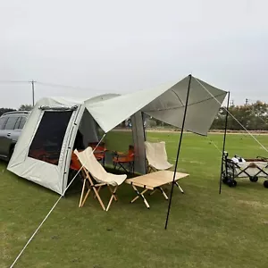 New Car Trunk Tent Awning Tailgate Sun Protection SUV Outdoor Camping EU - Picture 1 of 17