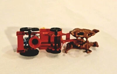 Autobús de dos pisos vintage tirado por caballos con conductor VT630222b Foto 1 de 4