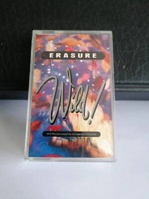 Erasure - Wild Music Cassette Tape Album  1989.  Fully Play Tested  - Image 1 of 4