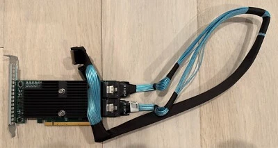 Dell 235NK 12 Ports PCI Express x8 Flash NVMe PCIe x16 M89H1 Cable R740xd - Image 1 of 4