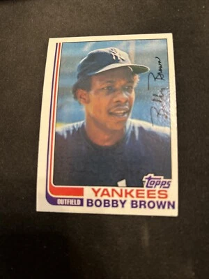 1982 Topps Baseball Card #791 Bobby Brown New York Yankees NmMT Free Shipping! - Image 1 of 4