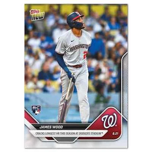 2025 MLB TOPPS NOW James Wood - Card 335 (Presale) - Picture 1 of 2