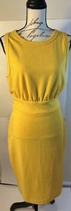 Plus Size Yellow Fashion Nova Work Dress Front Or Back Tie Size 1XL - Picture 1 of 9