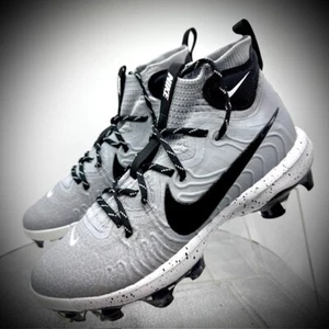 Botín de béisbol Nike Alpha Huarache NXT MCS Mid gris humo DJ6519-003 para hombre talla 8 - Imagen 1 de 7