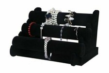 Juvale Velvet Jewelry Display Stand - Black