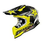 Just1 J12 Syncro Carbon Fiber Rockstar Yellow Helmet (Xs-Xxl