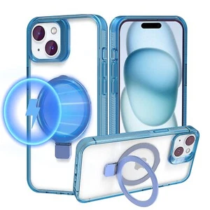 Case with Stand Magnetic & Charging Cablefor iPhone 15 Compatible with MagSafe - Picture 1 of 6