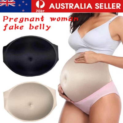 Fake Belly Sponge Mat Lifelike Pregnancy Tummy Bump Actor Props Crossdresser - image 1 of 4