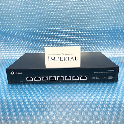 TP-Link TL-SX1008 Switch 8Port 10G Multi Gigabit Desktop/Rackmount Switch Used - Image 1 of 4