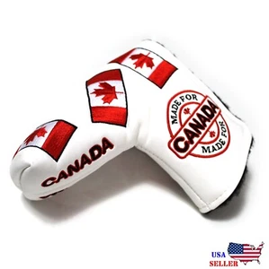 Canada Putter Cover Magnetic Headcover for Scotty Cameron Taylormade Odyssey - Picture 1 of 5