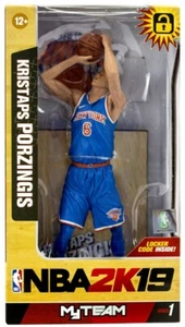 Figura Kristaps Porzingis New York Knicks NBA 2K19 Nueva en caja McFarlane Toys - Imagen 1 de 3
