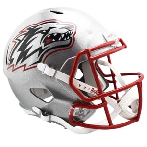 New Mexico Lobos Riddell Speed Full Size Replica Football Helmet - Picture 1 of 4