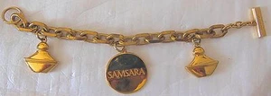 wristband - guerlain - VINTAGE GOLD PLATED,SIGNED GUERLAIN - RARE - Picture 1 of 3