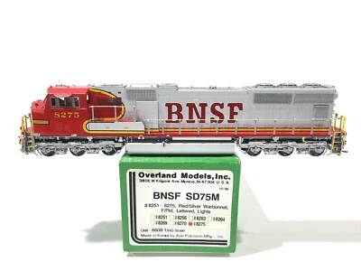 Overland OMI BNSF EMD SD75M Burlington Northern Santa Fe #8275 HO Brass #6608.1 - Image 1 of 4