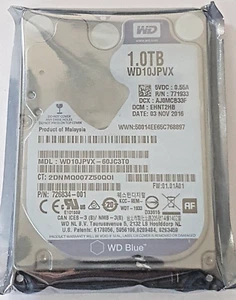1 TB SATA III Western Digital WD10JPVX-60JC3T0 5400RPM 8MB 2.5" Hard Drive New - Picture 1 of 1